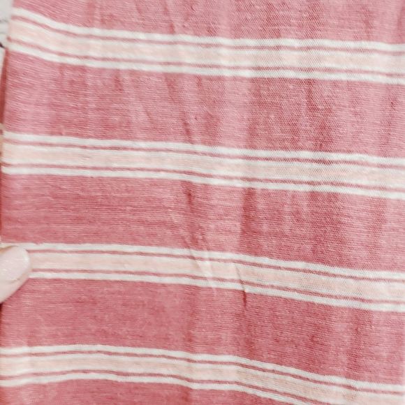 4x$25 JOIE New with trash strip long tunic top large red - Picture 8 of 11